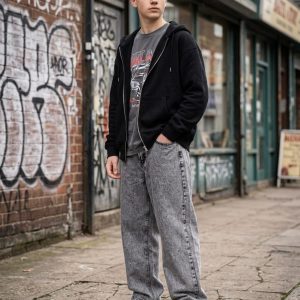 Teen Boys Denim Baggy Pant ID 003