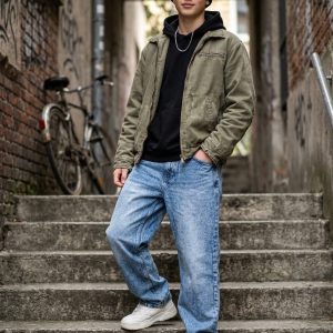 Teen Boys Denim Baggy Pant ID 001