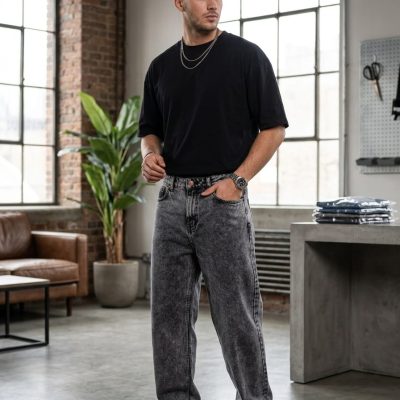 MENS BAGGY DENIM PANT ID 002