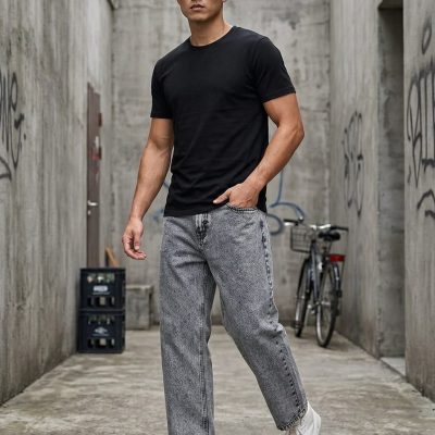 MENS BAGGY DENIM PANT ID 003